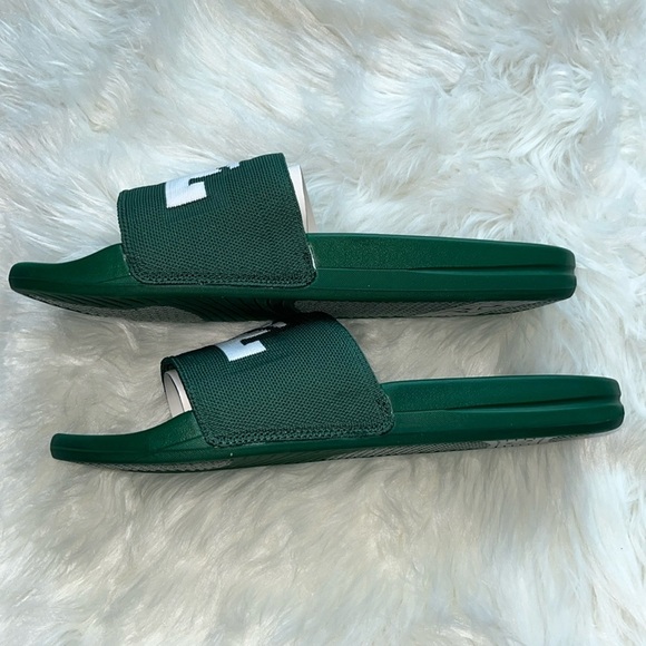 🆕 APL Men’s Big Logo Techloom Slide in Great Green/White Size 10 UNISEX - Picture 4 of 10